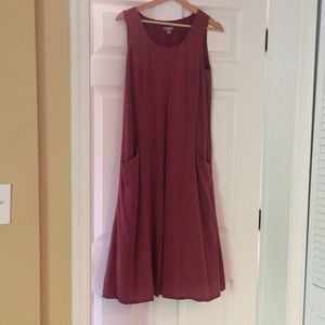 Silk midi dress